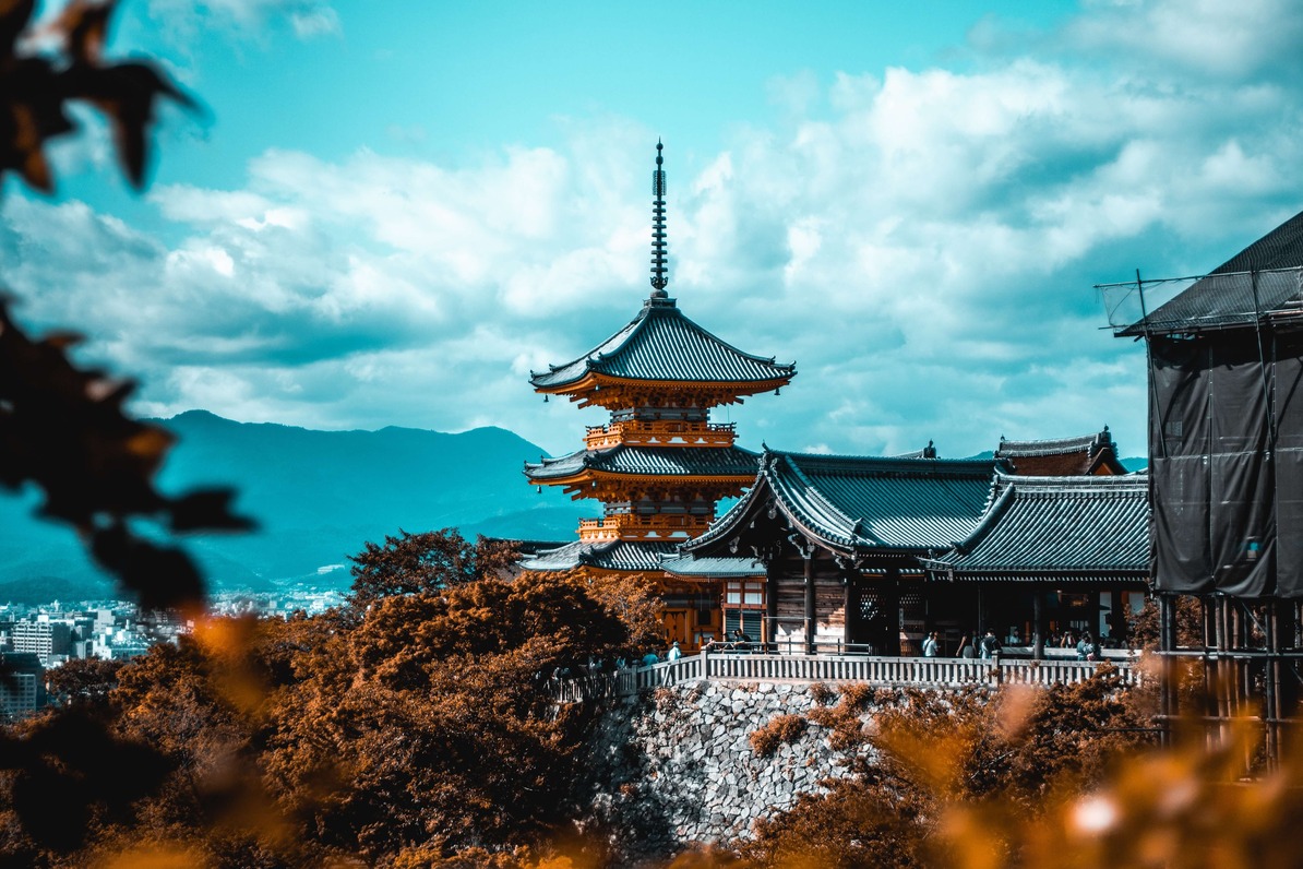 temple in kyoto, Japan