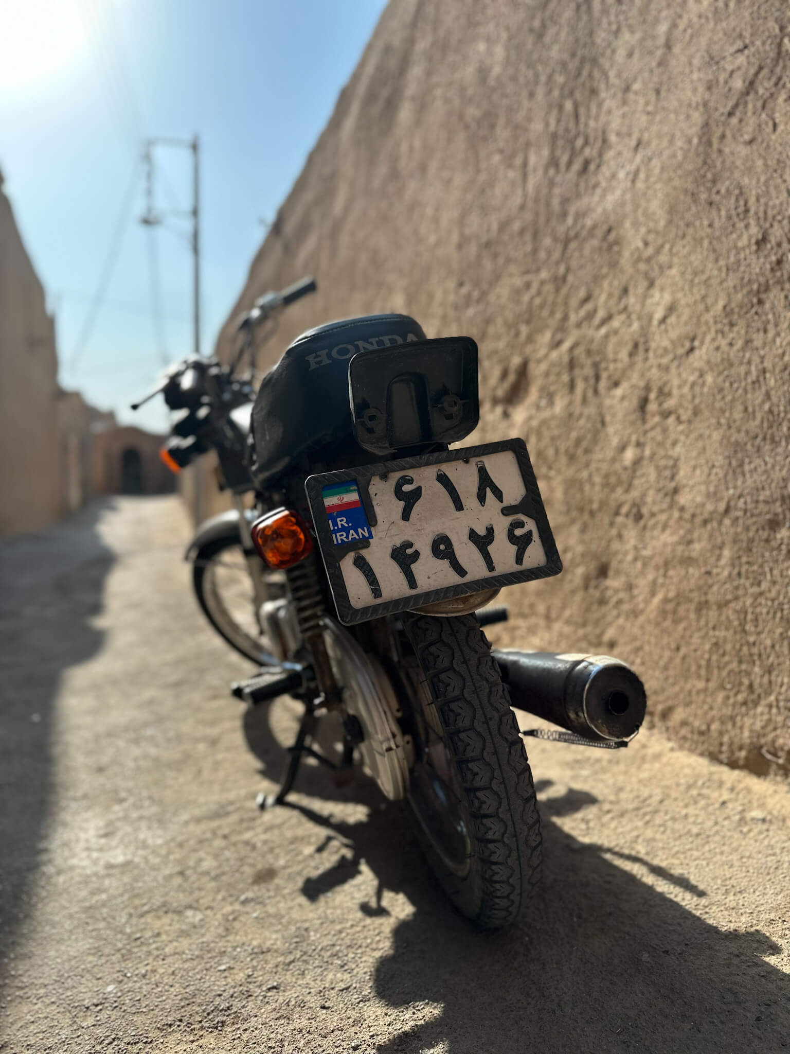 A motorbike in Iran